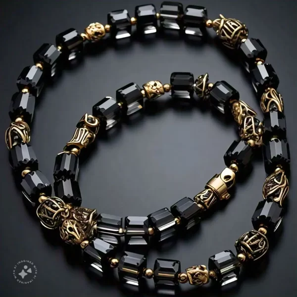 Pulsera de cristal cortado snake II